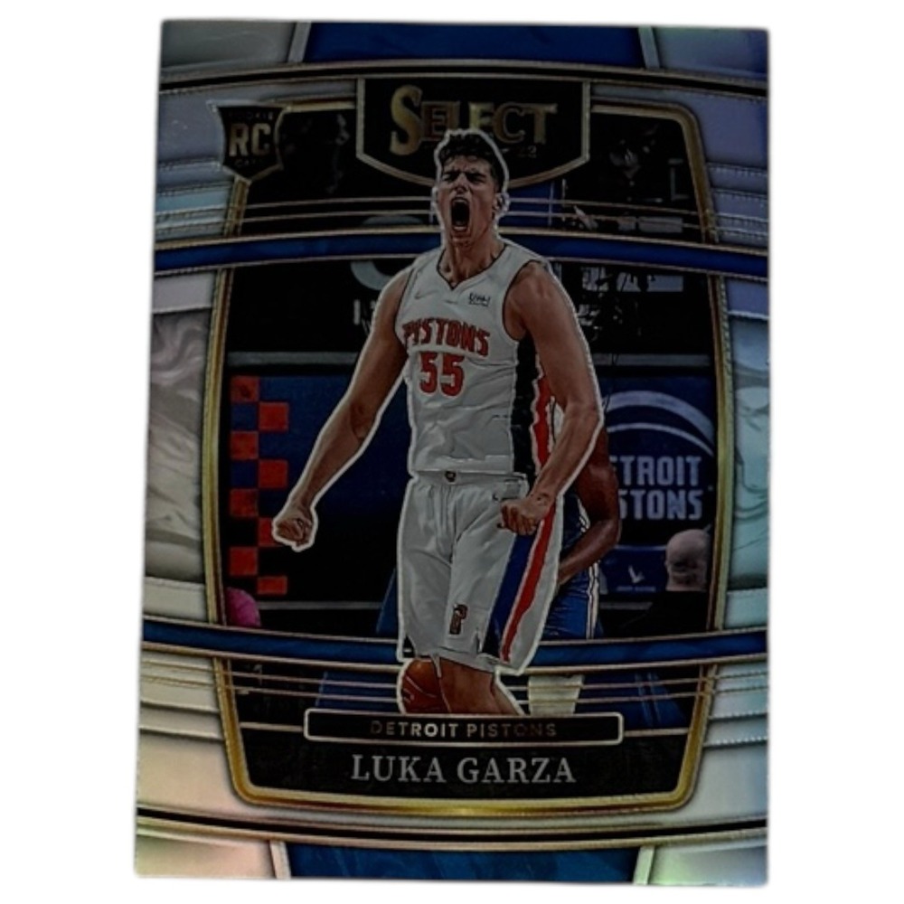 Luka‎ Garza 2021-22 Panini Select #22 Silver Prizms RC Detroit Pistons
